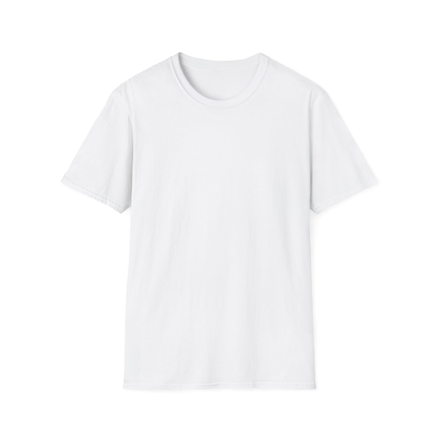 Believe Neon Orange Backprint Baumwoll T-Shirt Softstyle