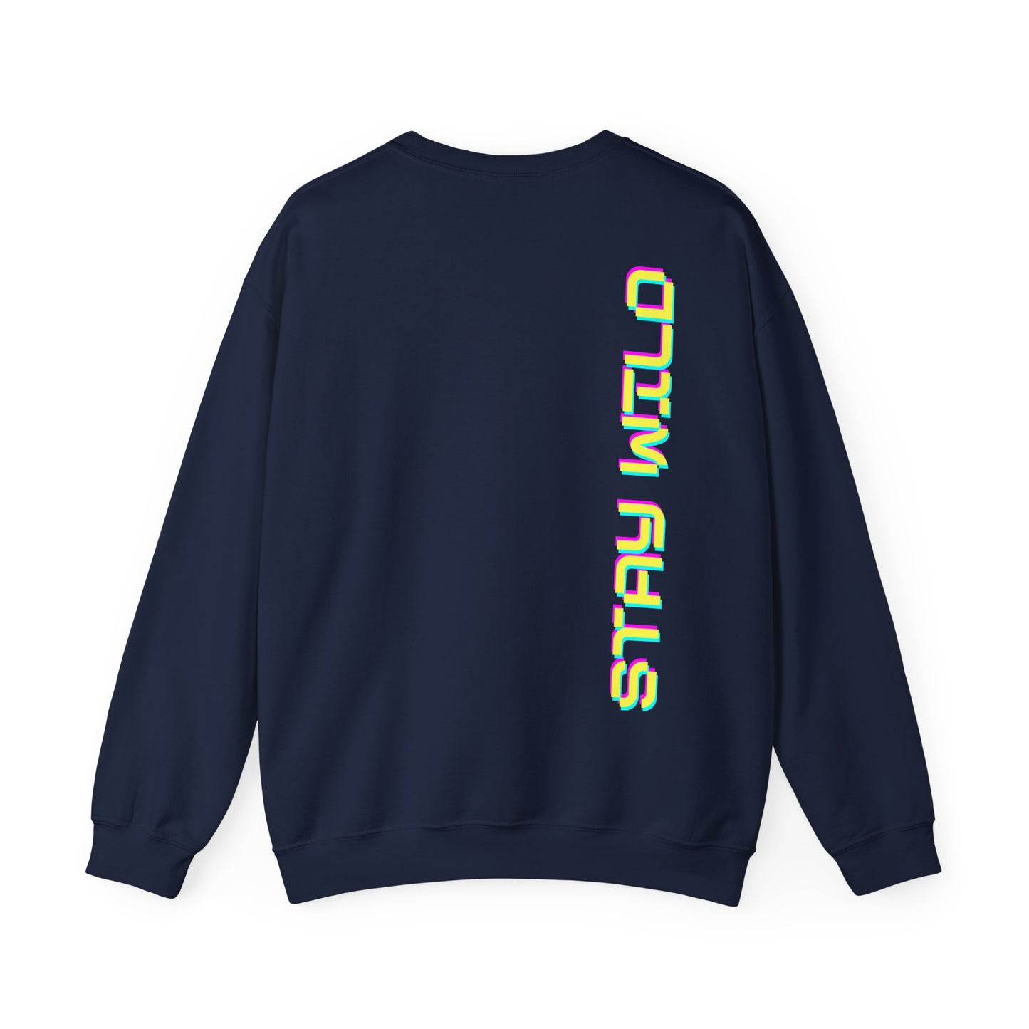 stay wild Neon Gelb Backprint Sweatshirt