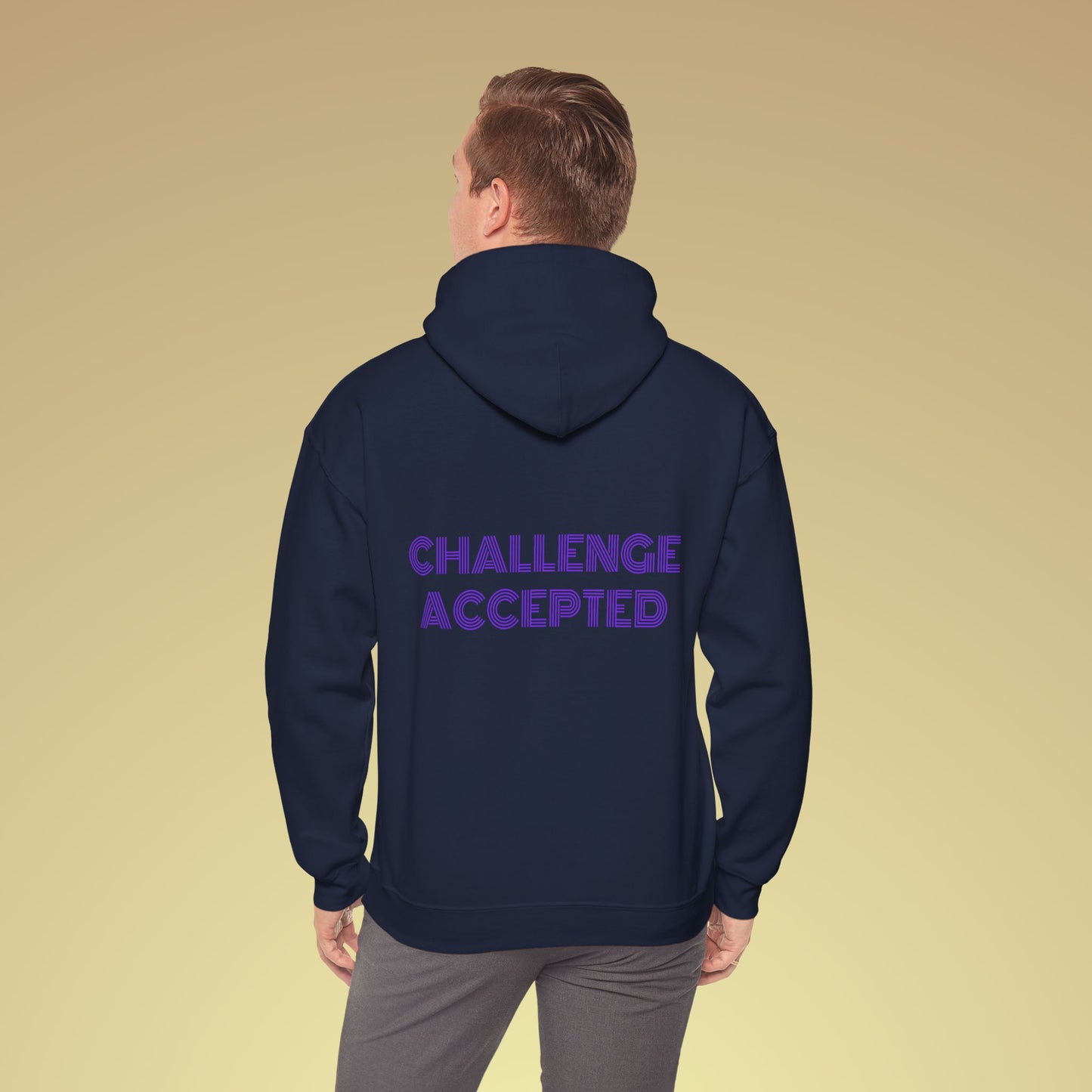 challenge accepted mehrreihig Hoodie