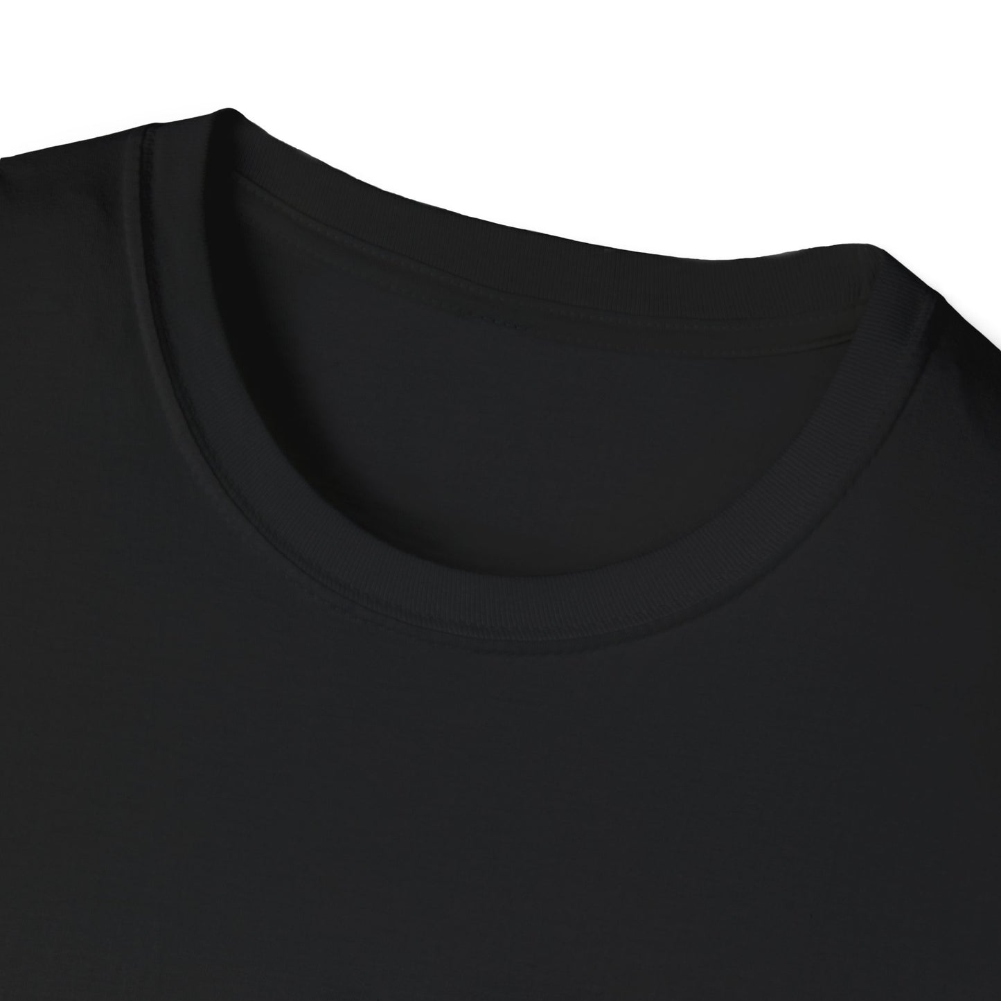Whatever Neon Blau Backprint Baumwoll T-Shirt Softstyle
