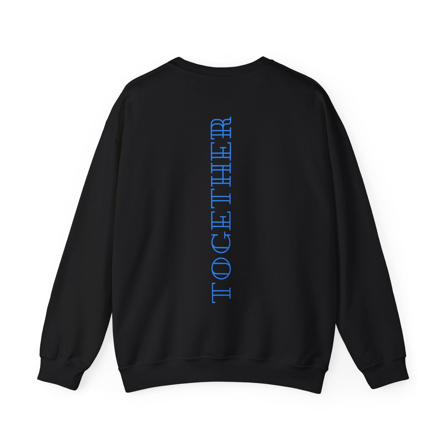 Together Neon Blau Backprint Sweatshirt