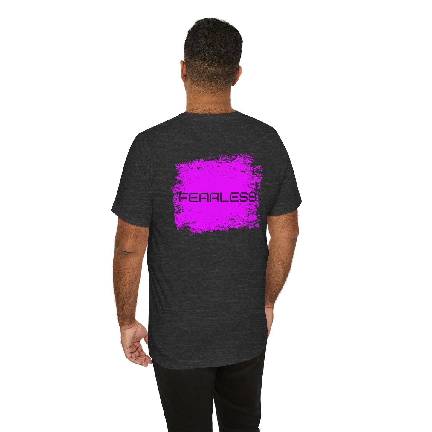 Baumwoll T-Shirt beidseitig bedruckt Pink