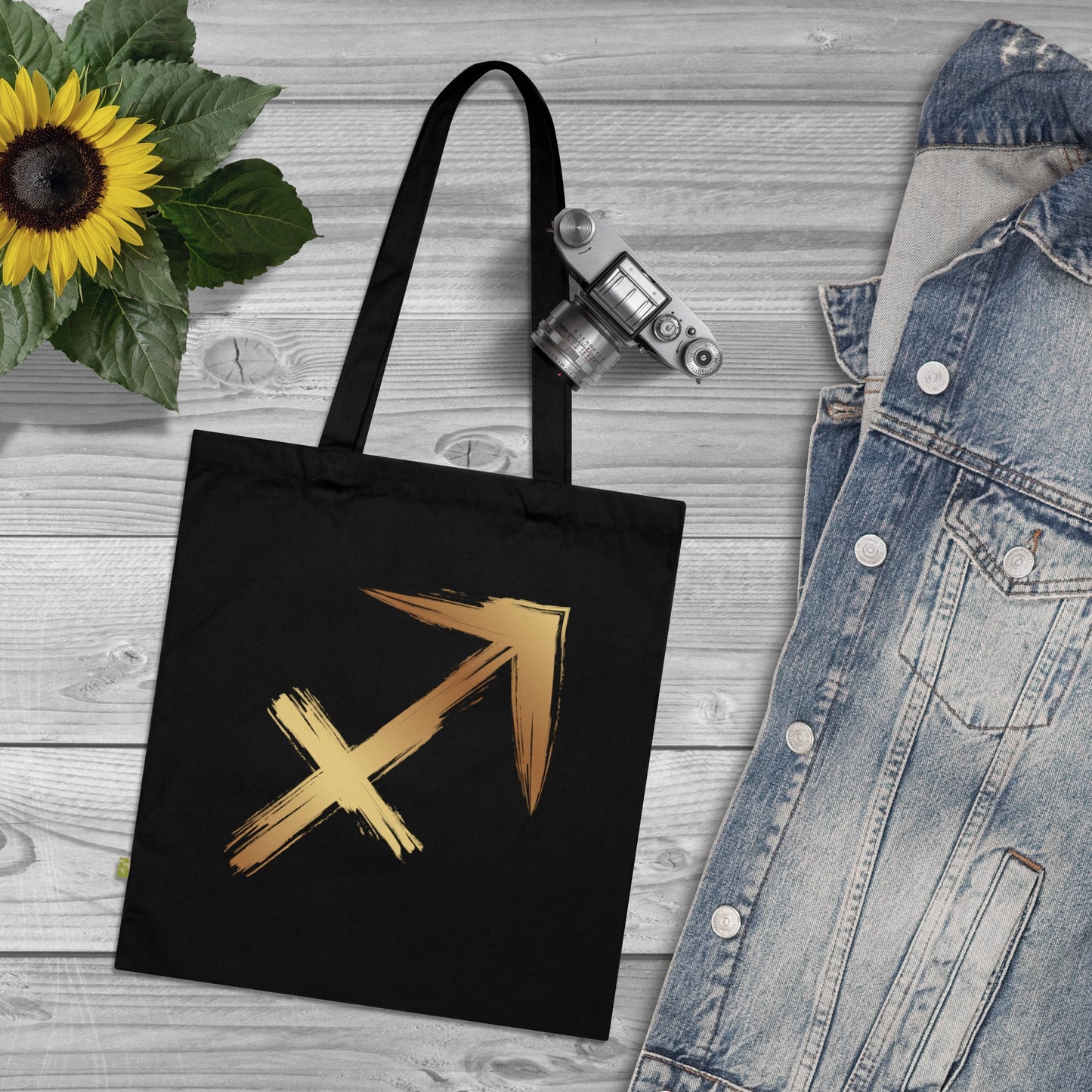 Tragetasche Jutetasche Sternzeichen Schütze 100% Bio-Baumwolle