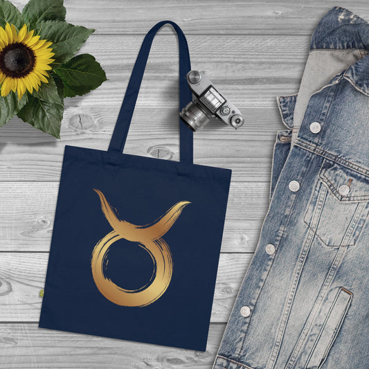 Tragetasche Jutetasche Sternzeichen Stier 100% Bio-Baumwolle