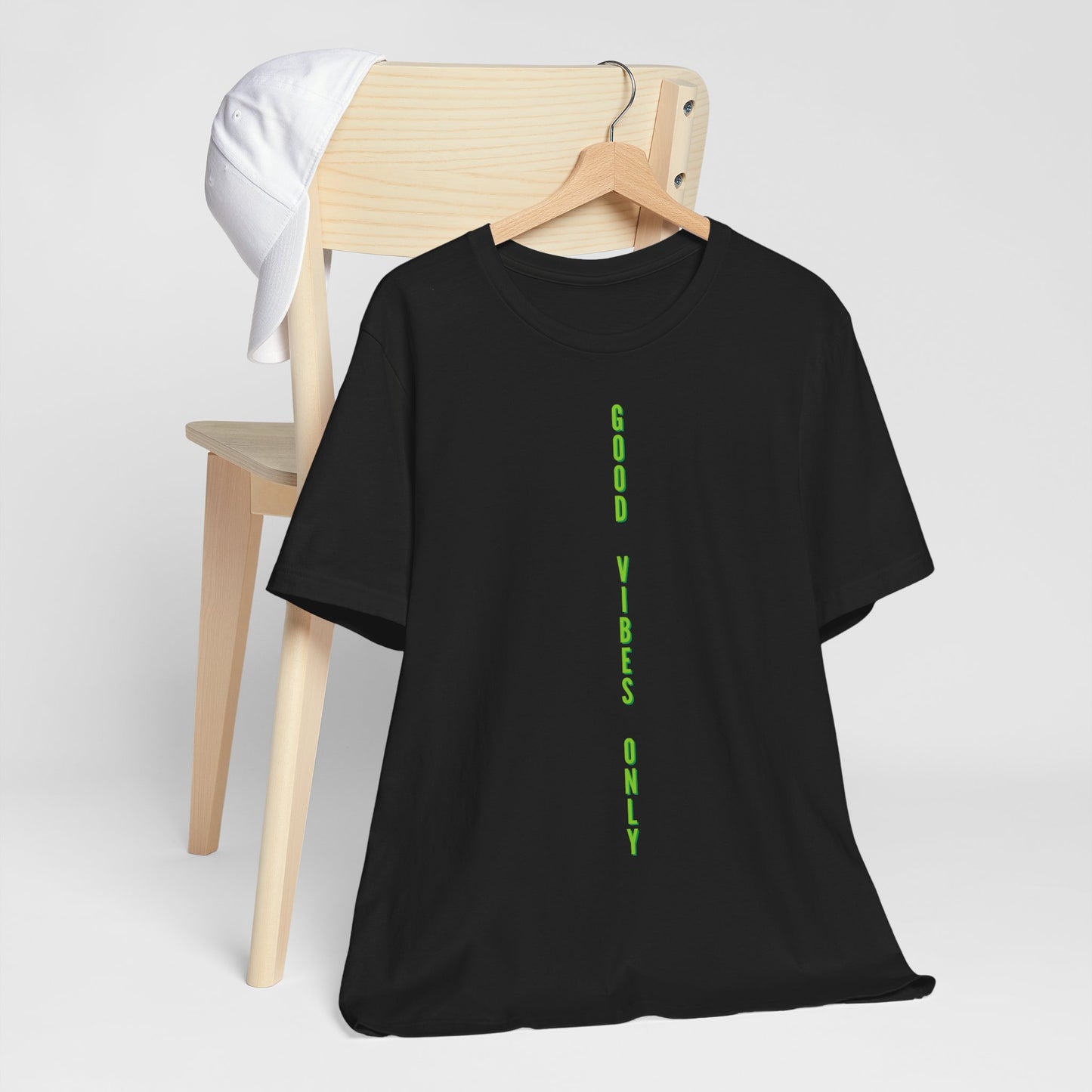 Good Vibes Only Grün Baumwoll T-Shirt