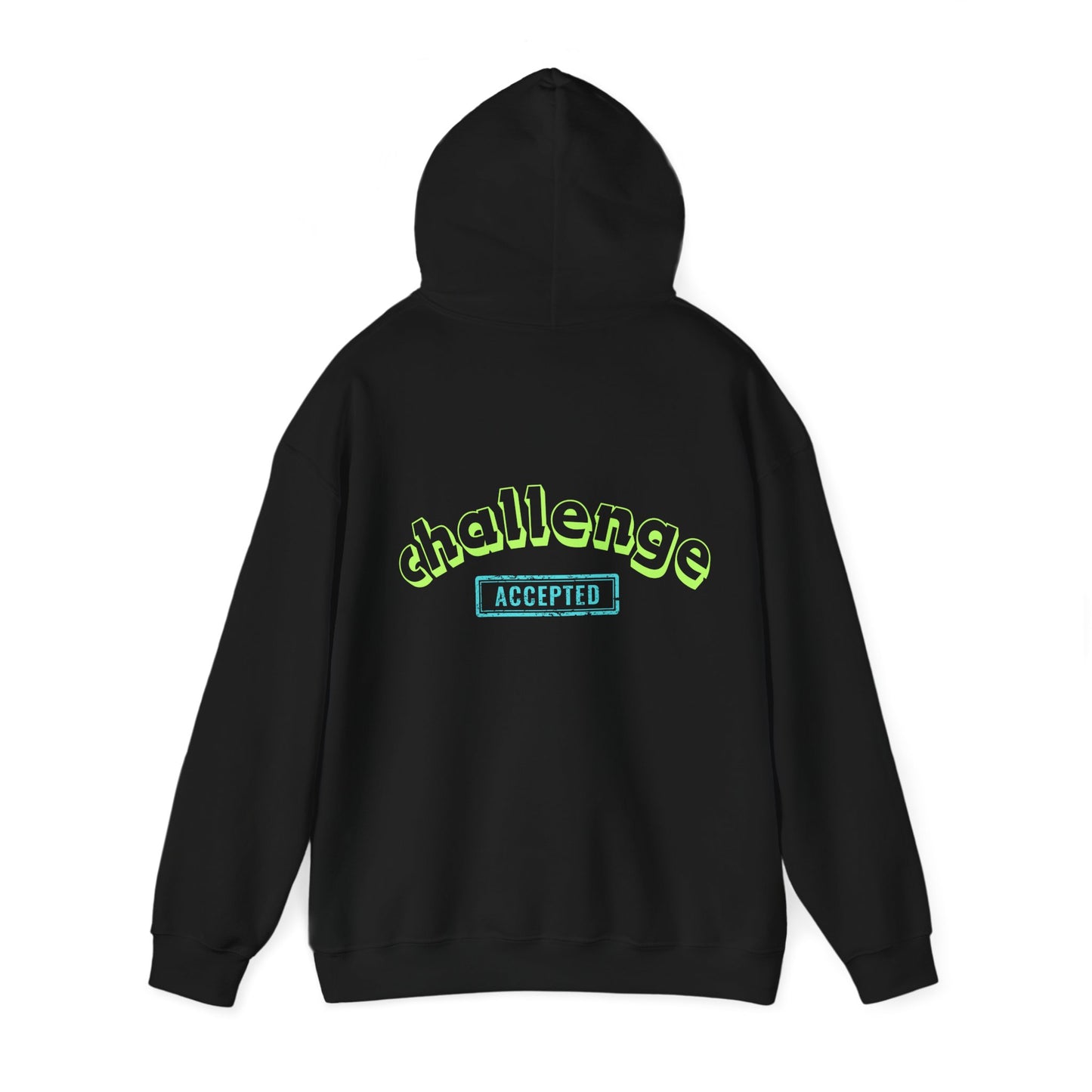 challenge accepted Neon Hoodie
