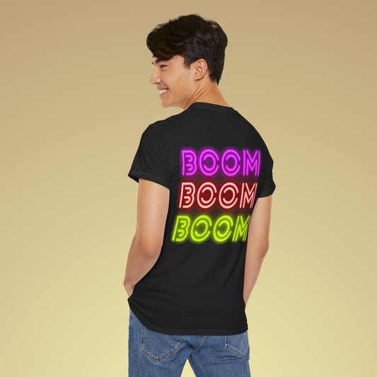 Neon Backprint T-shirt Baumwolle