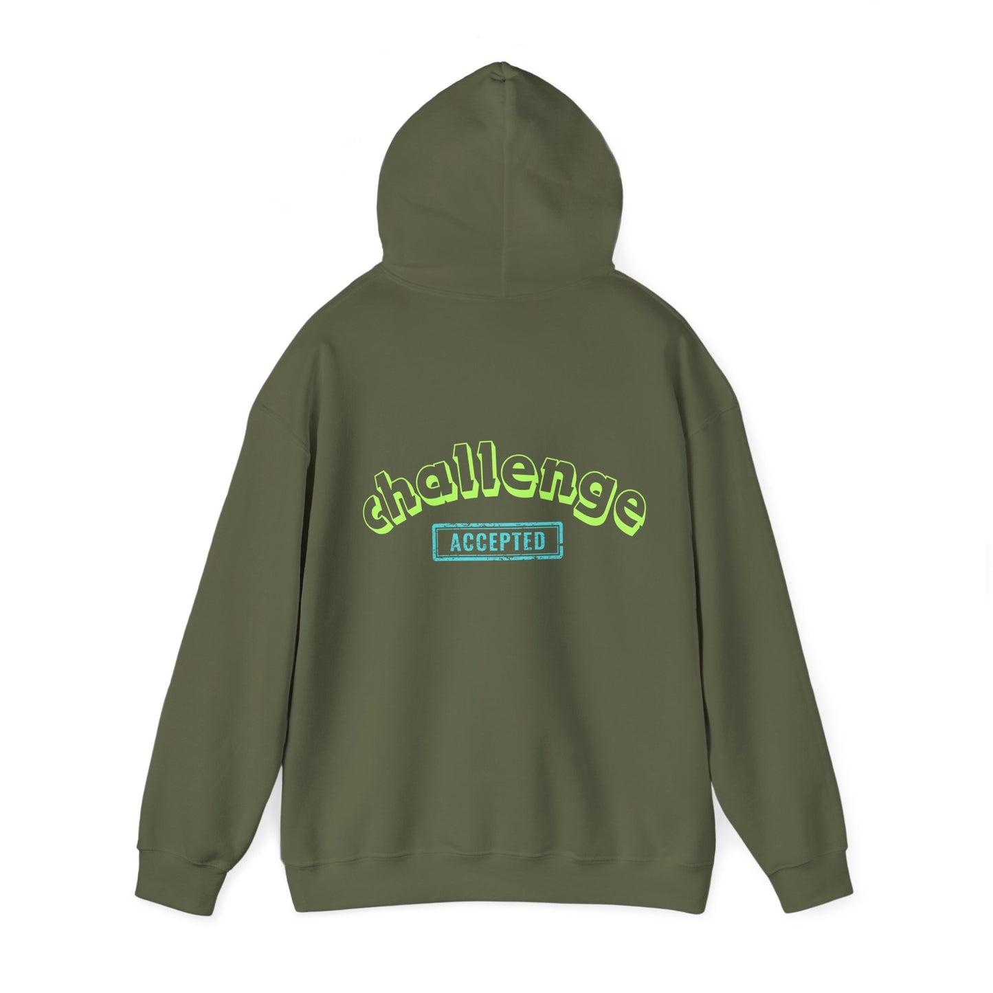 challenge accepted Neon Hoodie