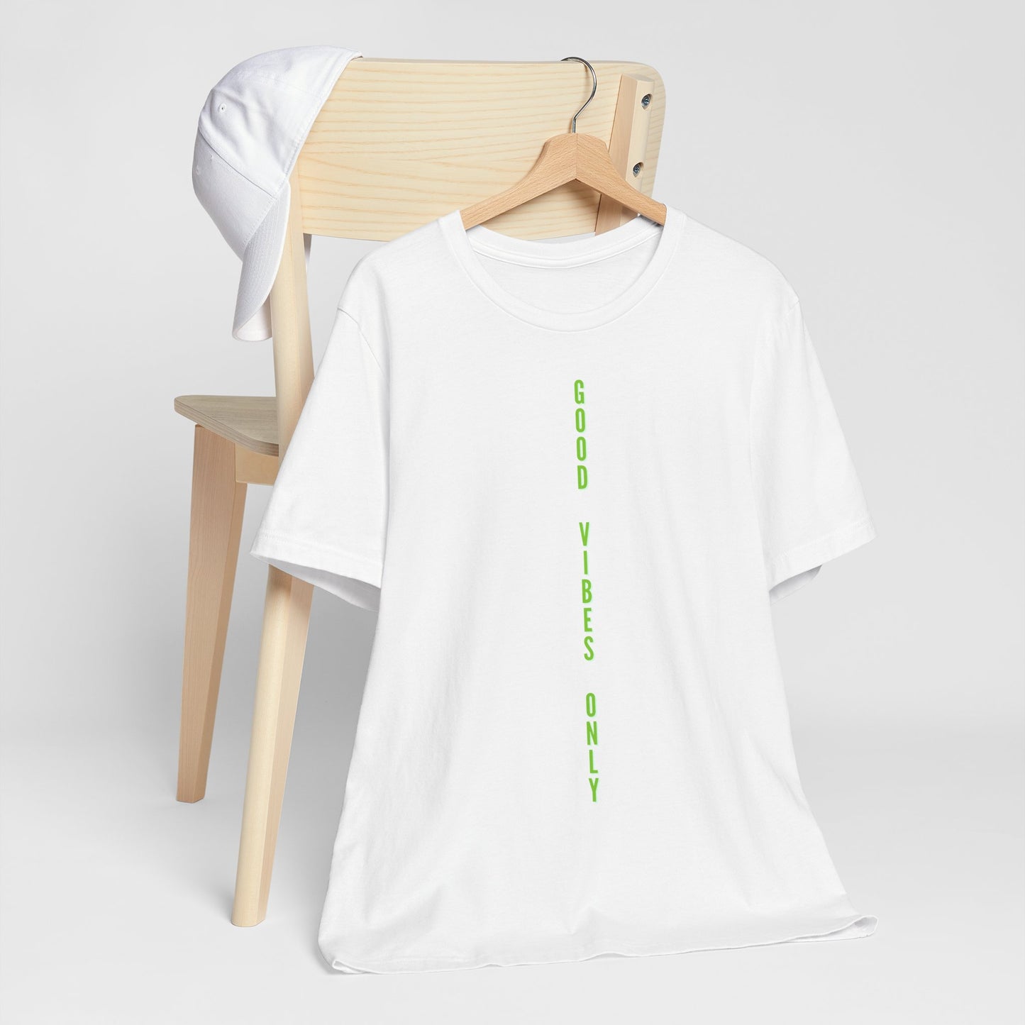 Good Vibes Only Grün Baumwoll T-Shirt