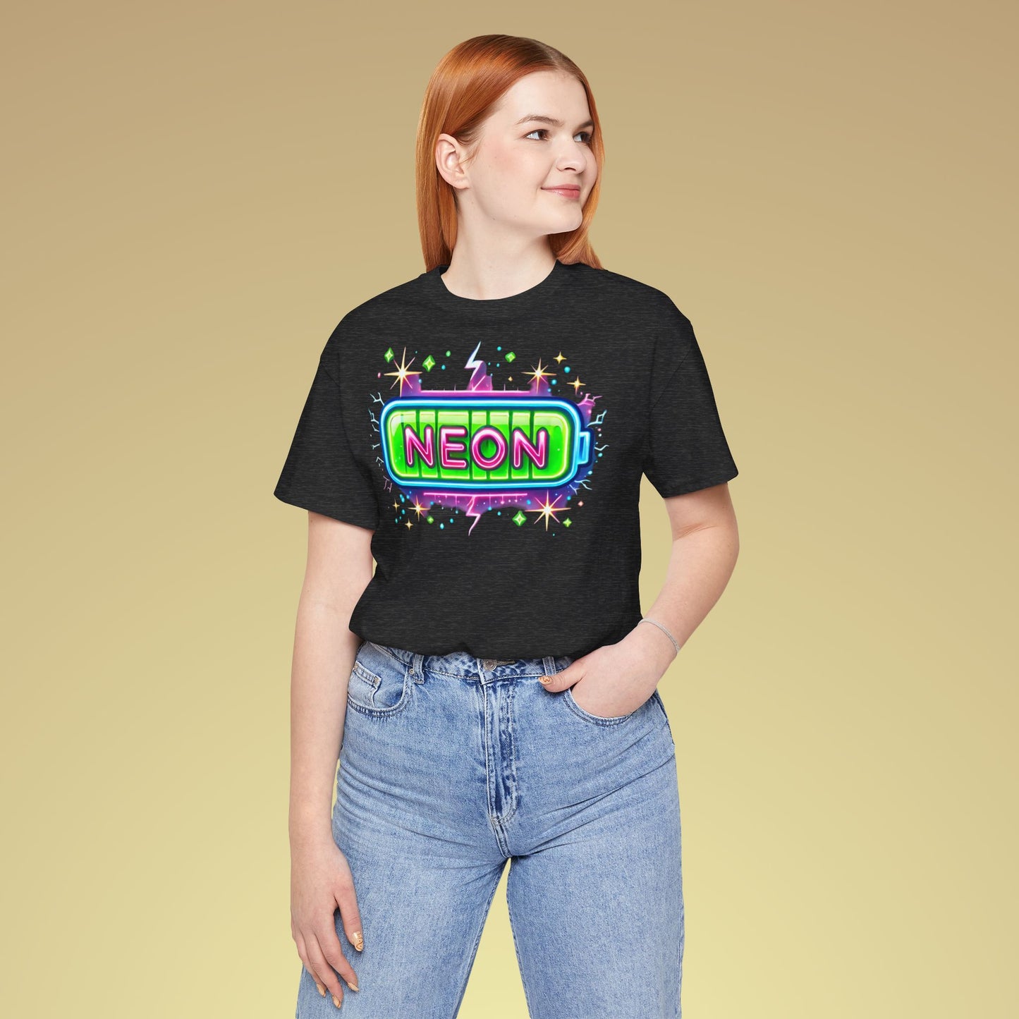 Betterie Neon Baumwoll T-Shirt Explosiv