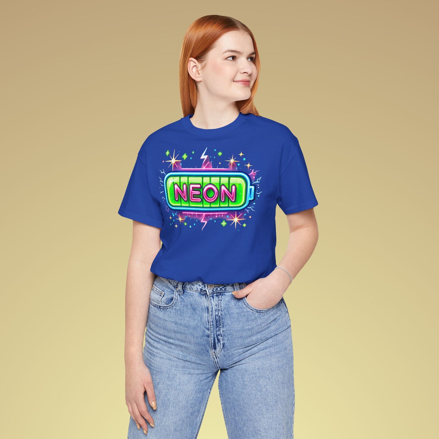 Betterie Neon Baumwoll T-Shirt Explosiv