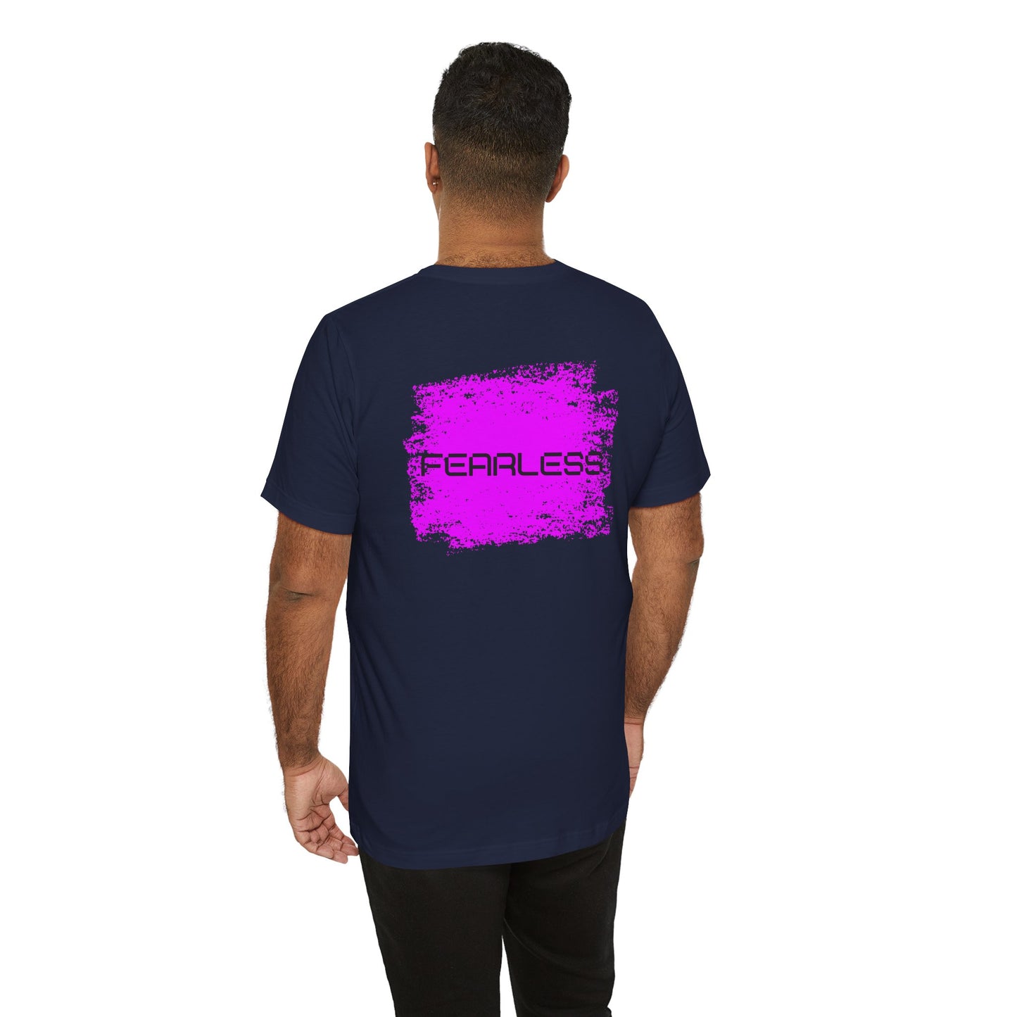 Baumwoll T-Shirt beidseitig bedruckt Pink