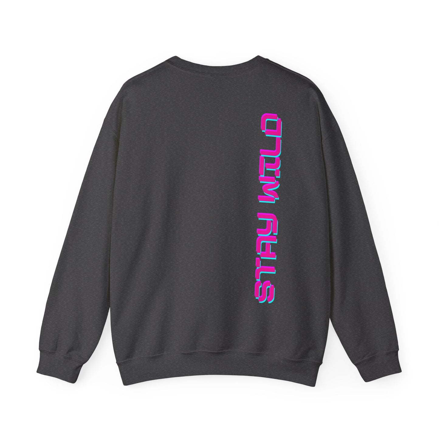 stay wild Neon Pink Backprint Sweatshirt