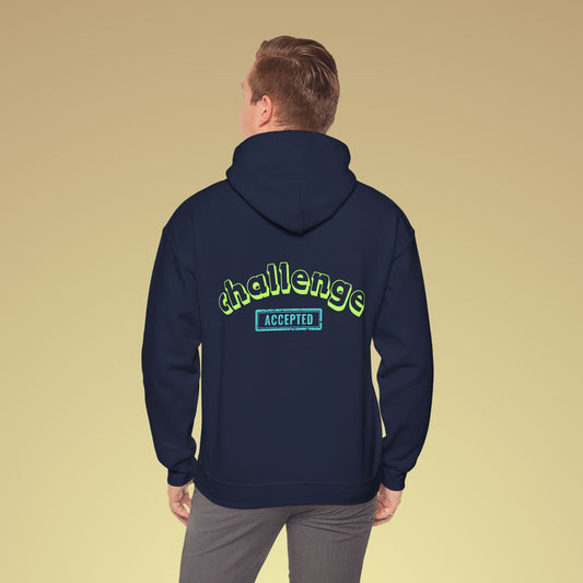 challenge accepted Neon Hoodie