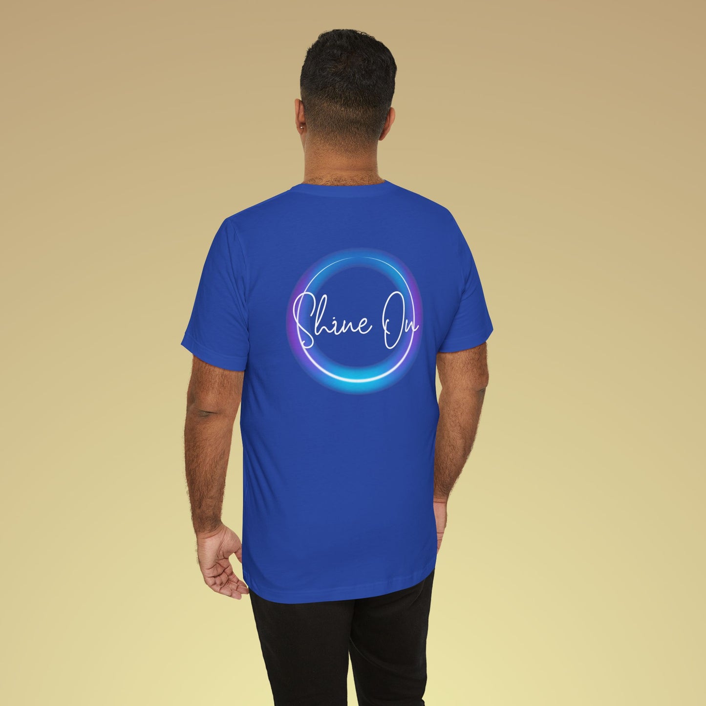 Shine On Neon Baumwoll T-Shirt Backprint