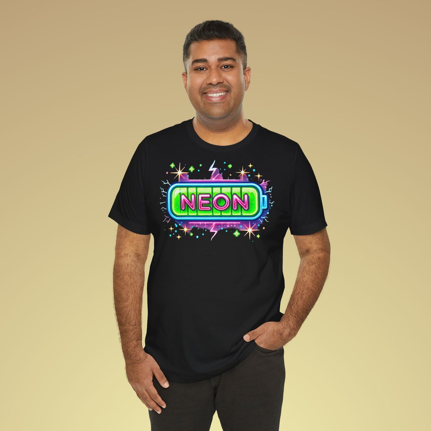 Betterie Neon Baumwoll T-Shirt Explosiv