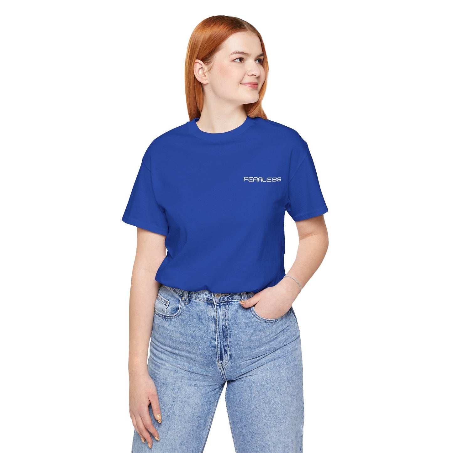 Baumwoll T-Shirt beidseitig bedruckt Pink