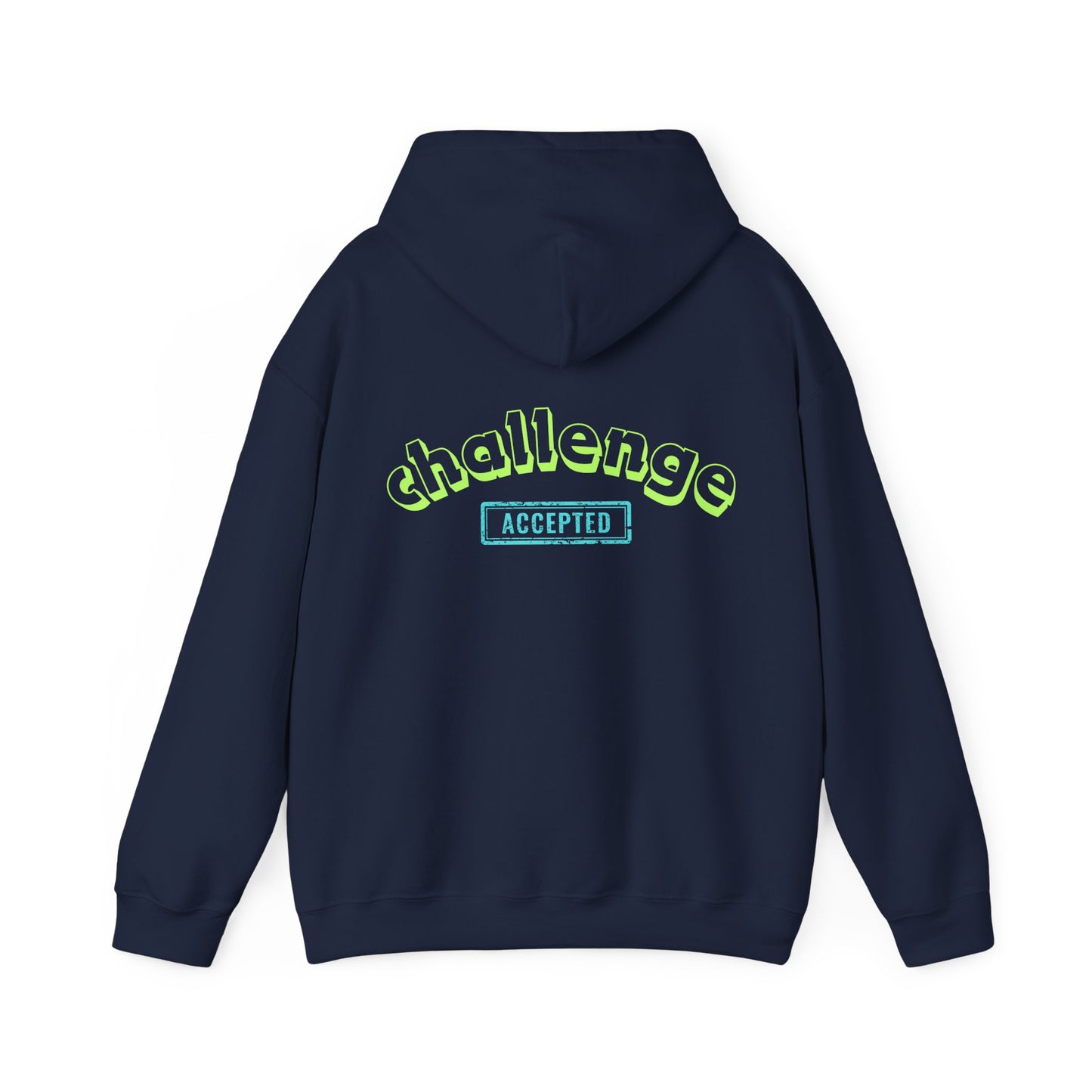 challenge accepted Neon Hoodie