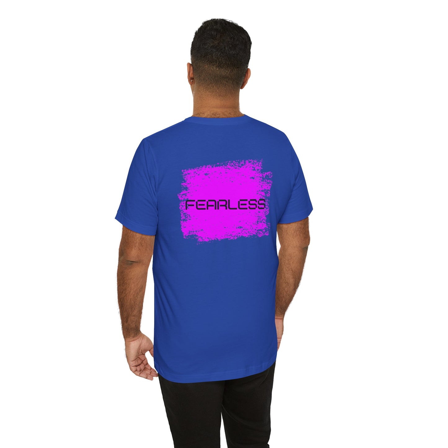 Baumwoll T-Shirt beidseitig bedruckt Pink