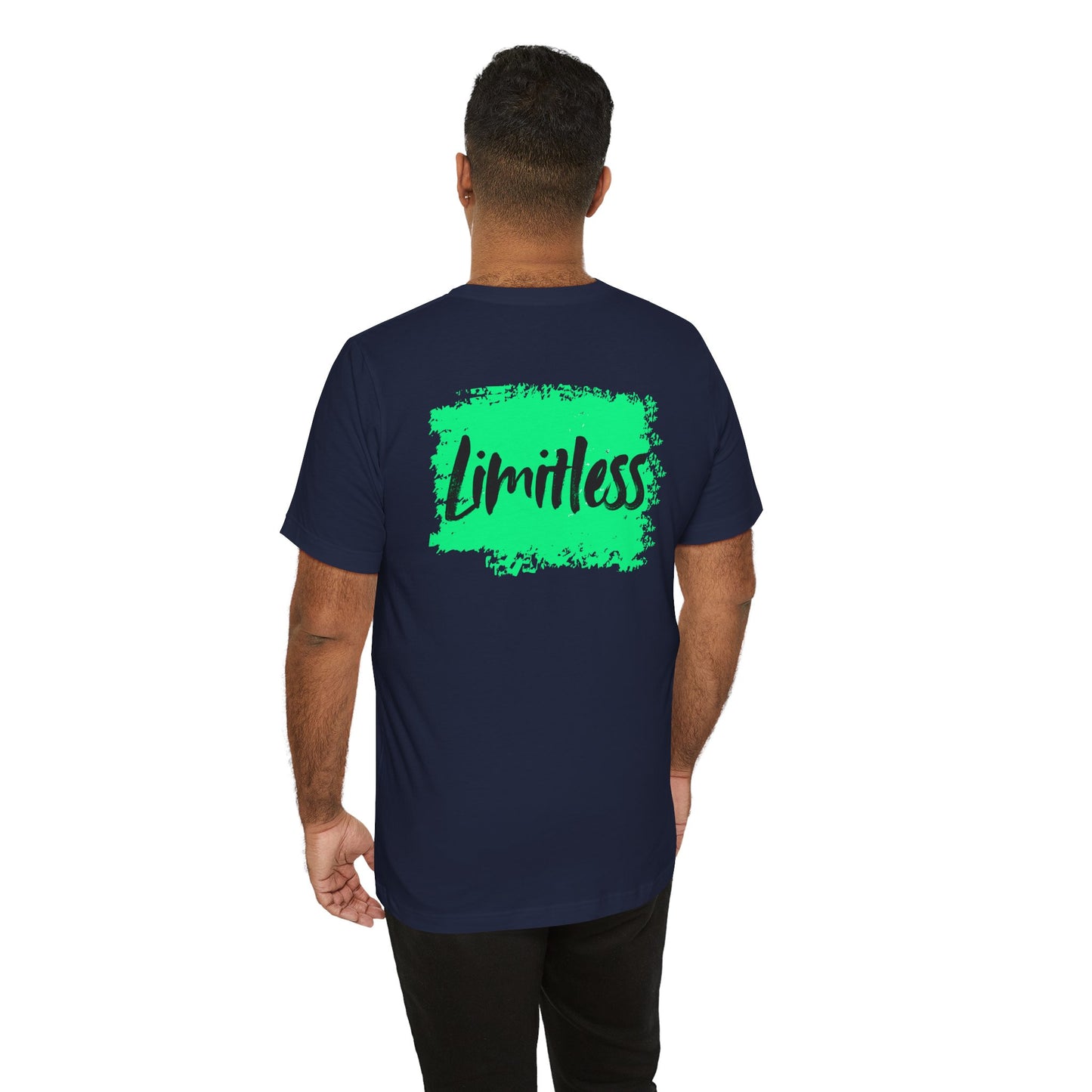 Limitless Baumwoll T-Shirt beidseitig bedruckt Grün