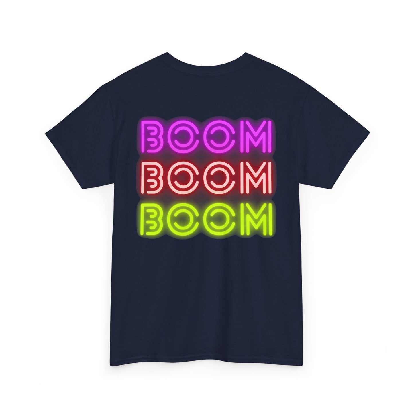 Neon Backprint T-shirt Baumwolle