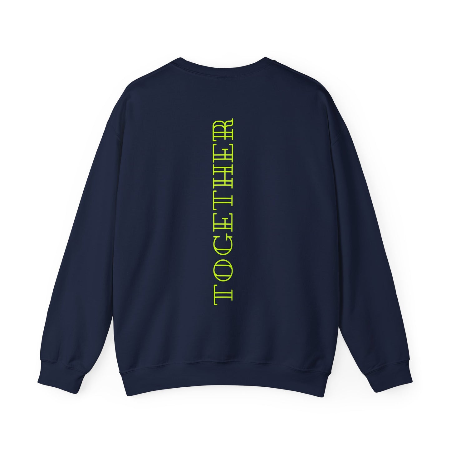 Together Neon Gelb Backprint Sweatshirt