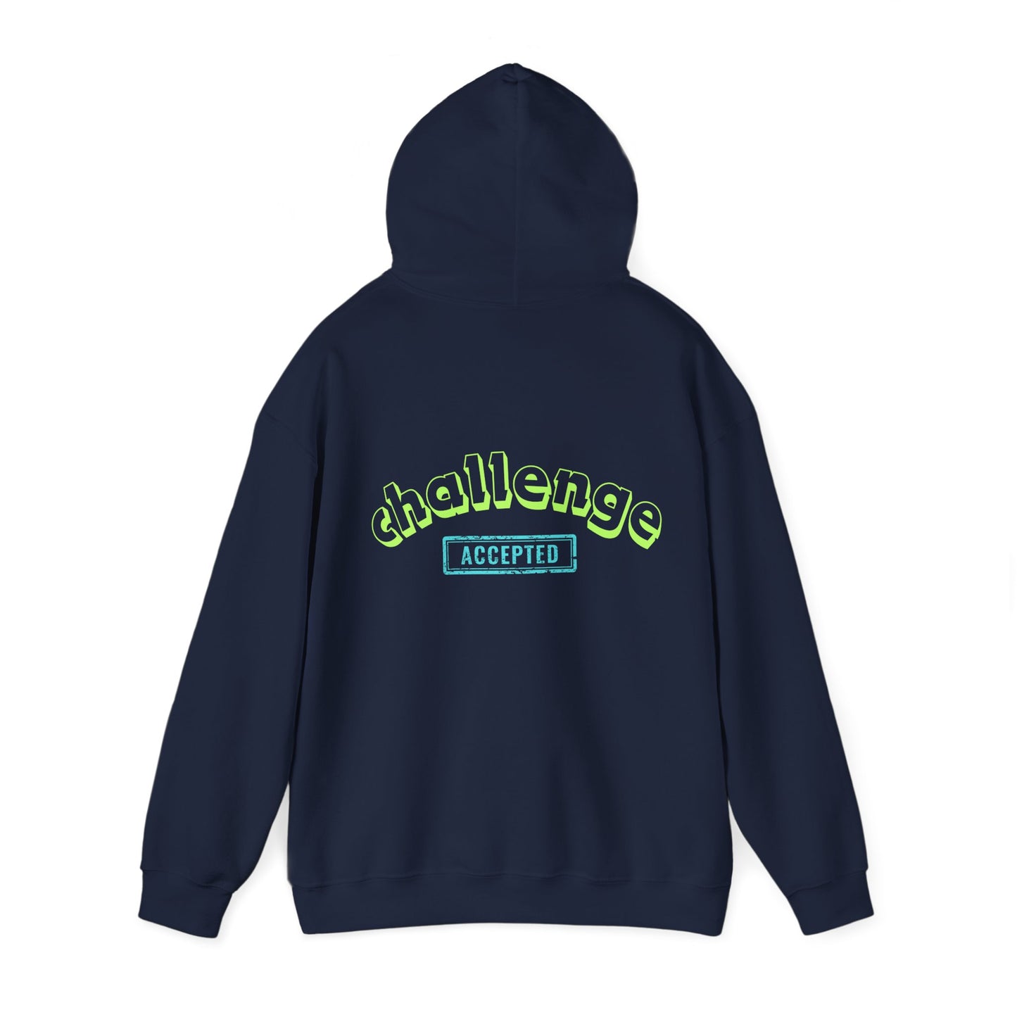 challenge accepted Neon Hoodie