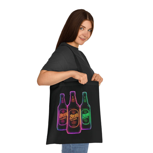 Beer Neon Baumwoll Tasche