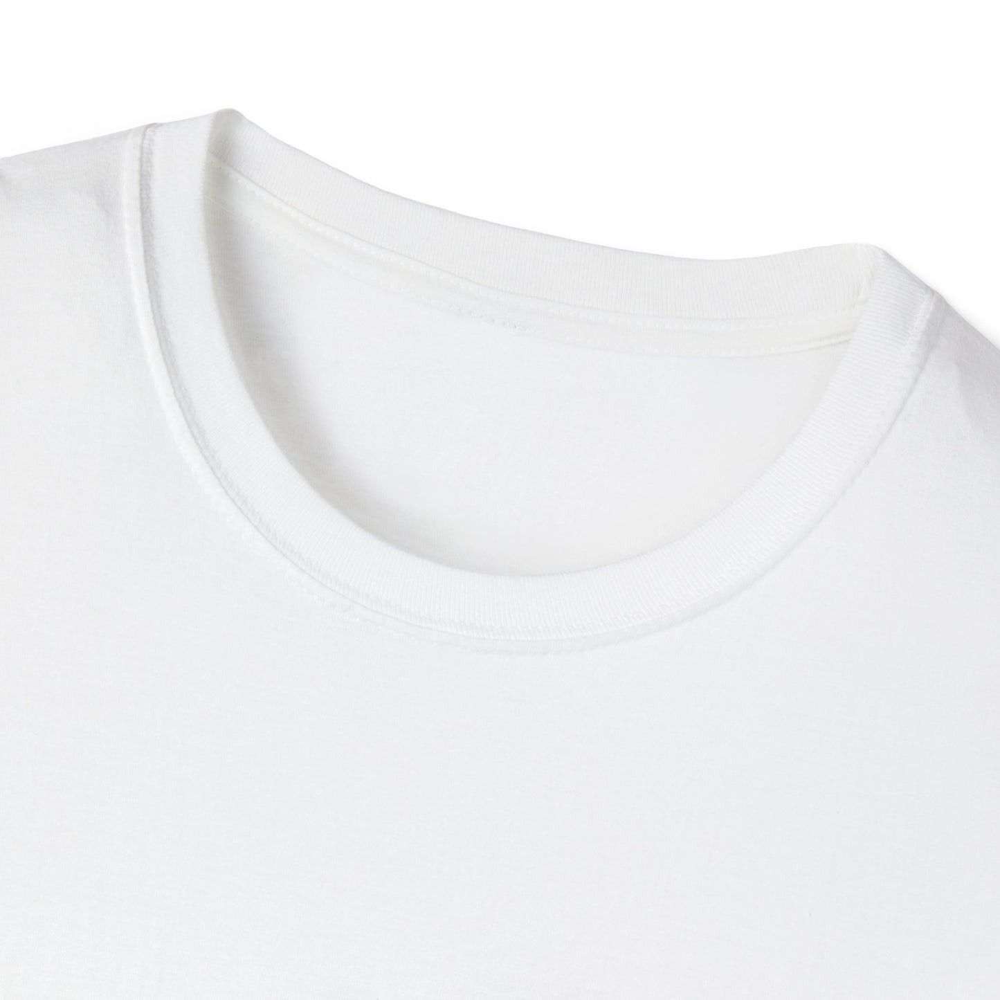 Believe Neon Orange Backprint Baumwoll T-Shirt Softstyle