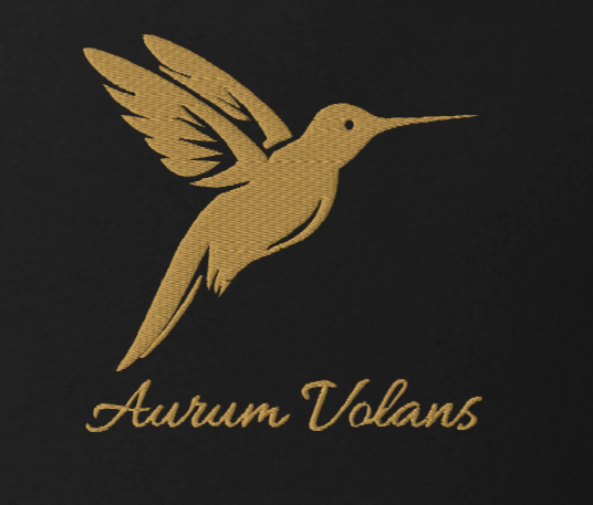 Aurum Volans Stick Bio-Baumwoll-T-Shirt
