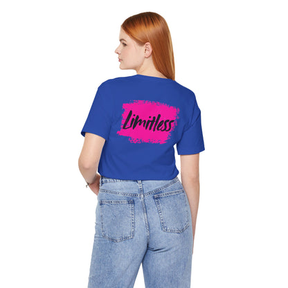 Limitless T-Shirt beidseitig bedruckt Pink