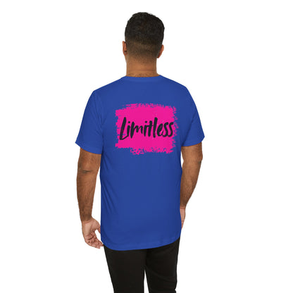 Limitless T-Shirt beidseitig bedruckt Pink
