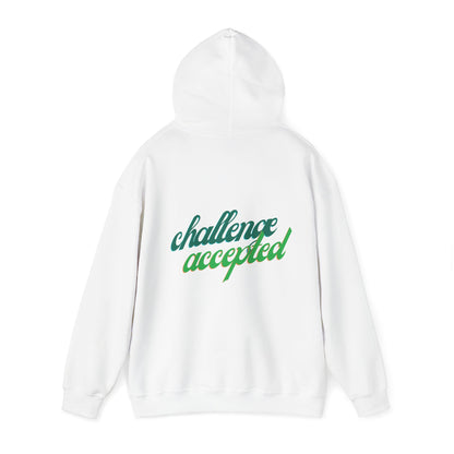 challenge accepted Schreibschrift Hoodie
