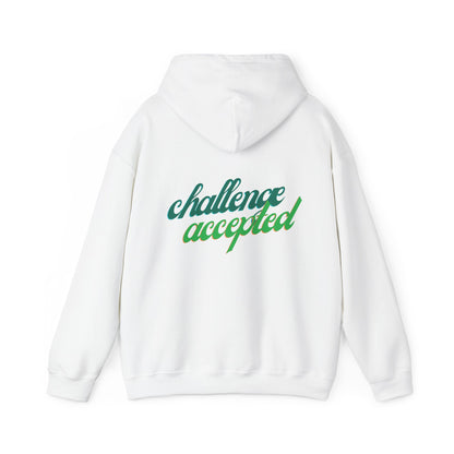 challenge accepted Schreibschrift Hoodie
