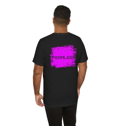 Baumwoll T-Shirt beidseitig bedruckt Pink