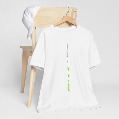 Good Vibes Only Grün Baumwoll T-Shirt
