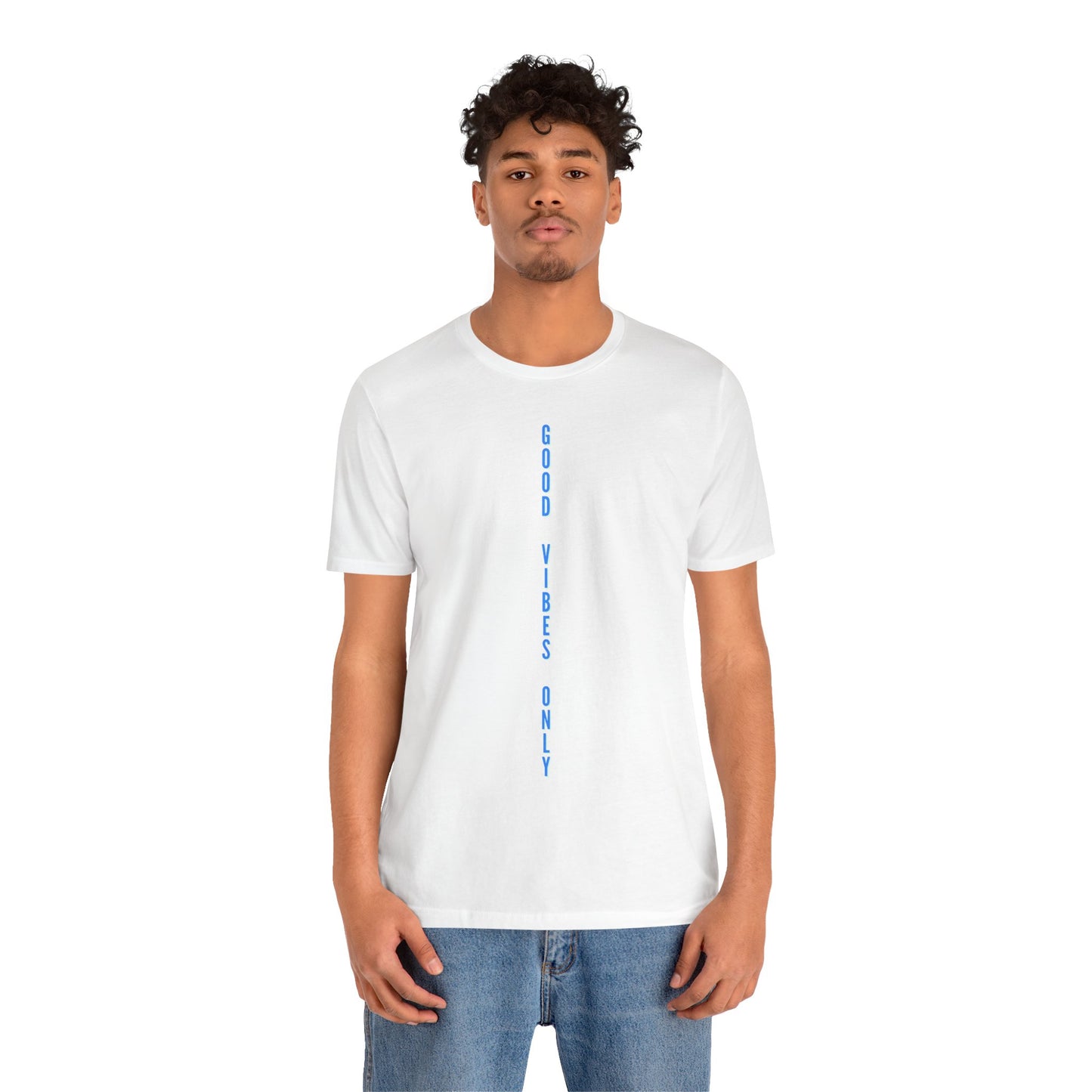 Good Vibes Only Blau Baumwoll T-Shirt