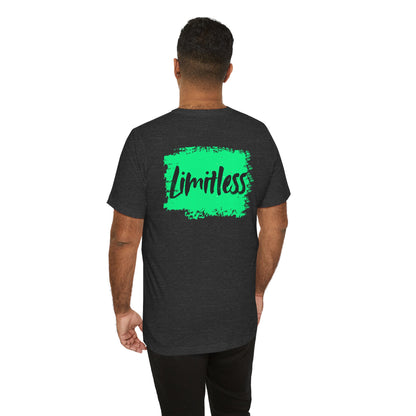 Limitless Baumwoll T-Shirt beidseitig bedruckt Grün
