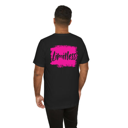 Limitless T-Shirt beidseitig bedruckt Pink
