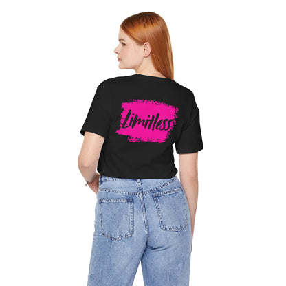 Limitless T-Shirt beidseitig bedruckt Pink
