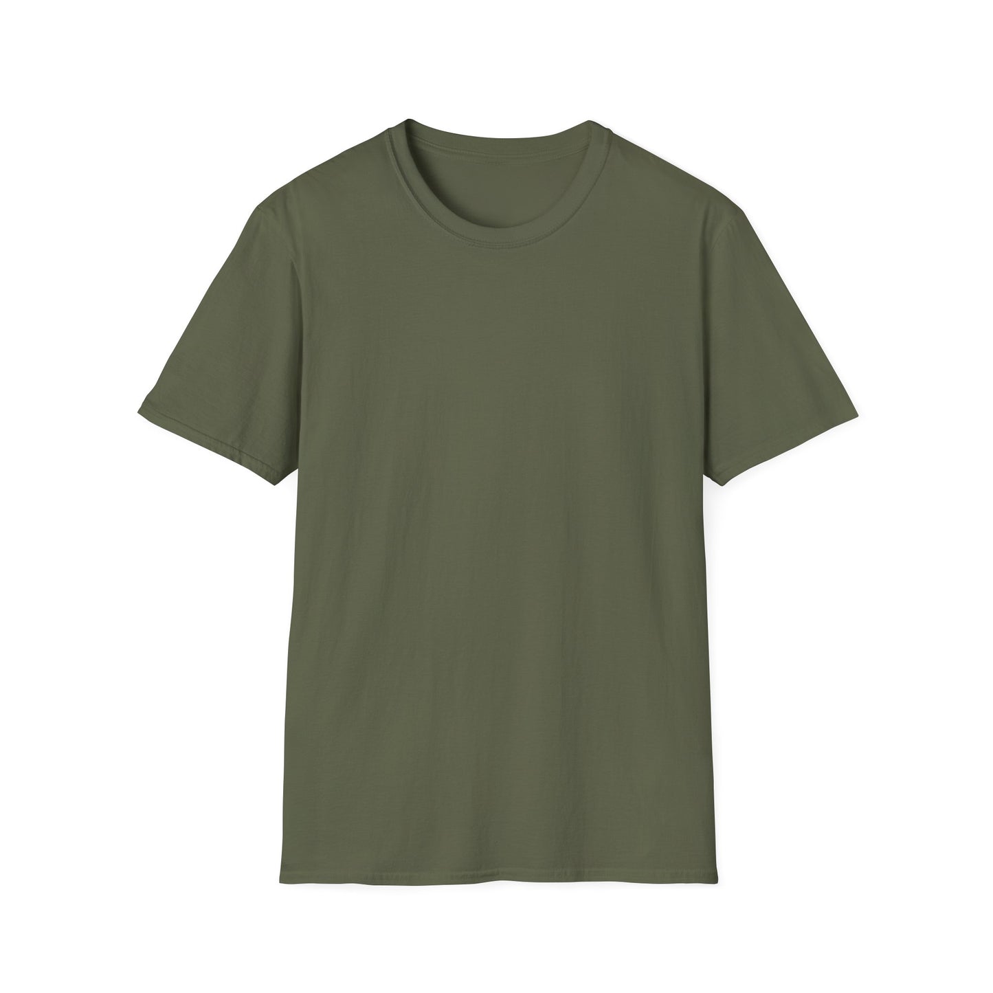 Believe Neon Grün Backprint Baumwoll T-Shirt Softstyle