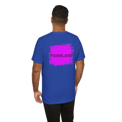 Baumwoll T-Shirt beidseitig bedruckt Pink