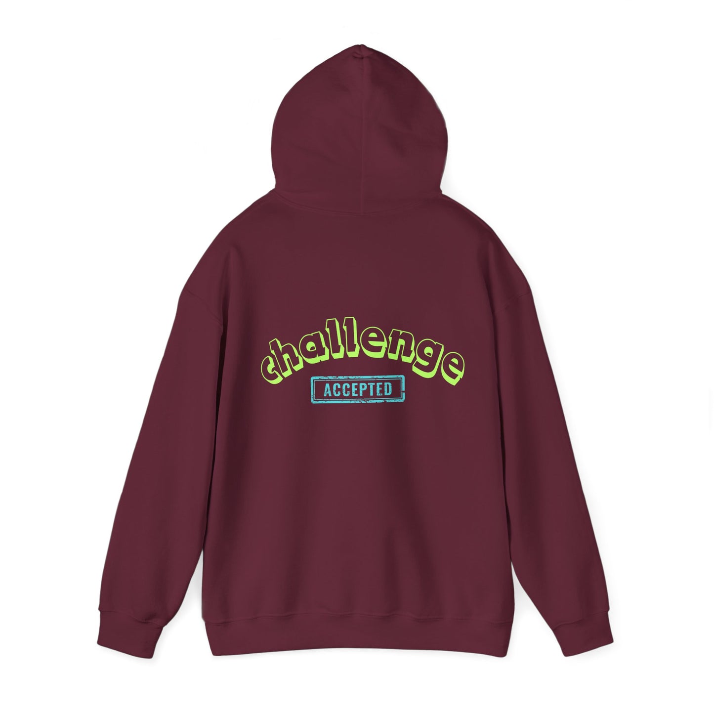 challenge accepted Neon Hoodie