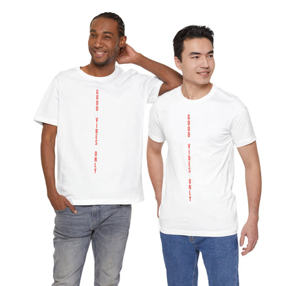 Good Vibes Only Orange Baumwoll T-Shirt