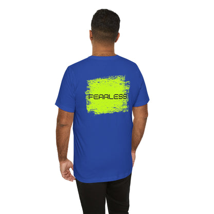 Limitless Baumwoll T-Shirt beidseitig bedruckt Gelb