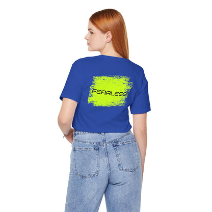 Limitless Baumwoll T-Shirt beidseitig bedruckt Gelb