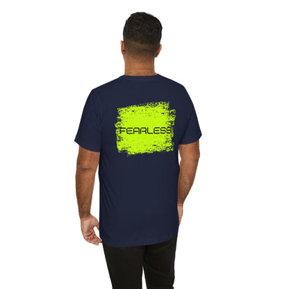 Limitless Baumwoll T-Shirt beidseitig bedruckt Gelb
