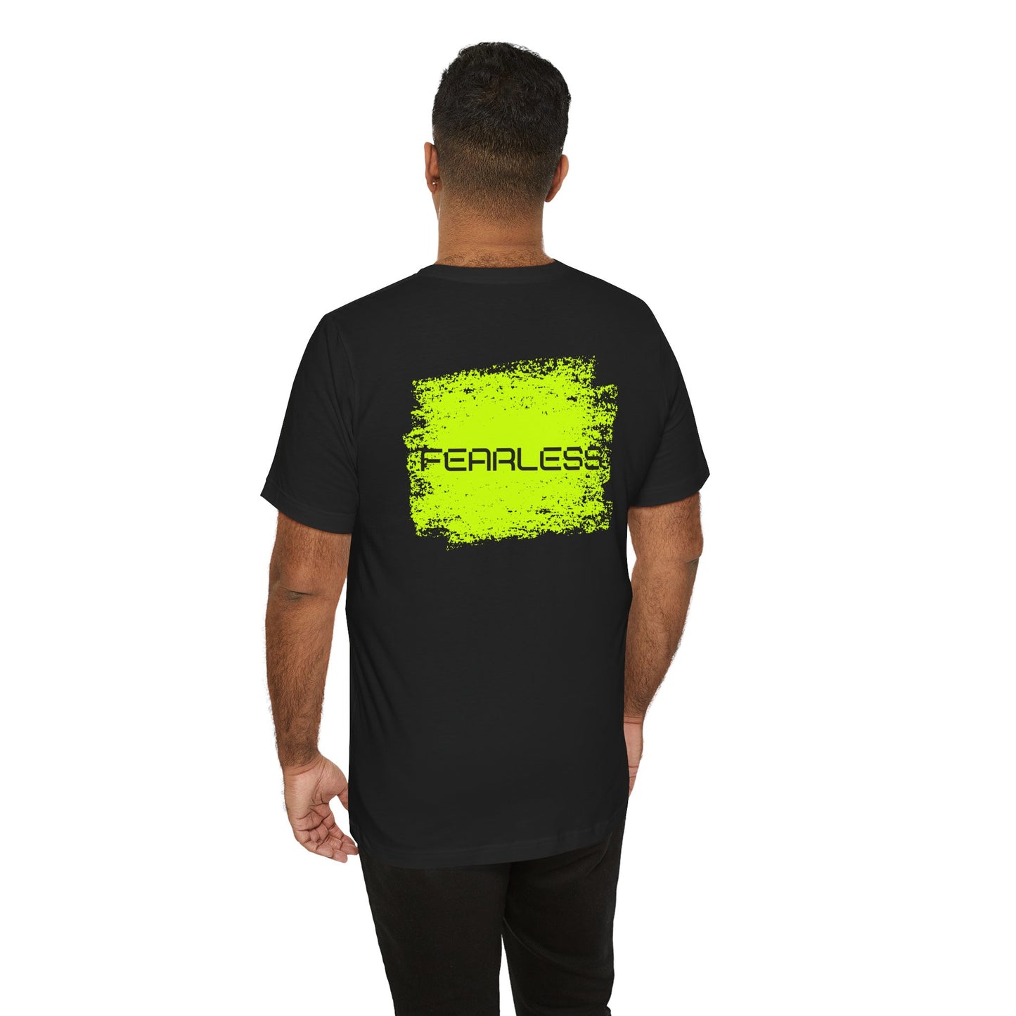 Limitless Baumwoll T-Shirt beidseitig bedruckt Gelb