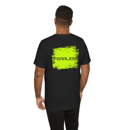 Limitless Baumwoll T-Shirt beidseitig bedruckt Gelb